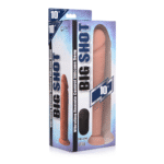 Dildo vibrador de silicona Curve Toys con mando a distancia