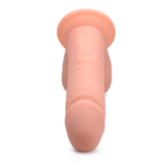Dildo vibrador de silicona Curve Toys con testículos - Imagen 5