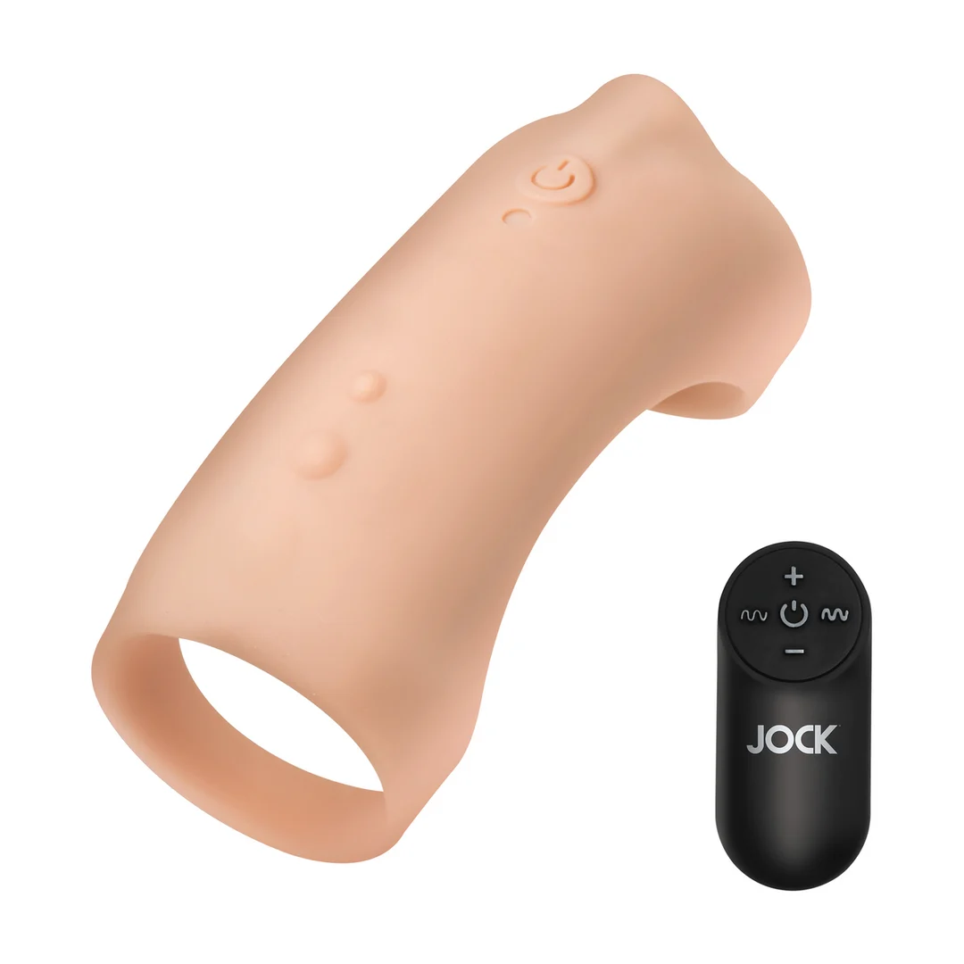 Funda para pene vibradora de silicona Curve Toys - Imagen 3