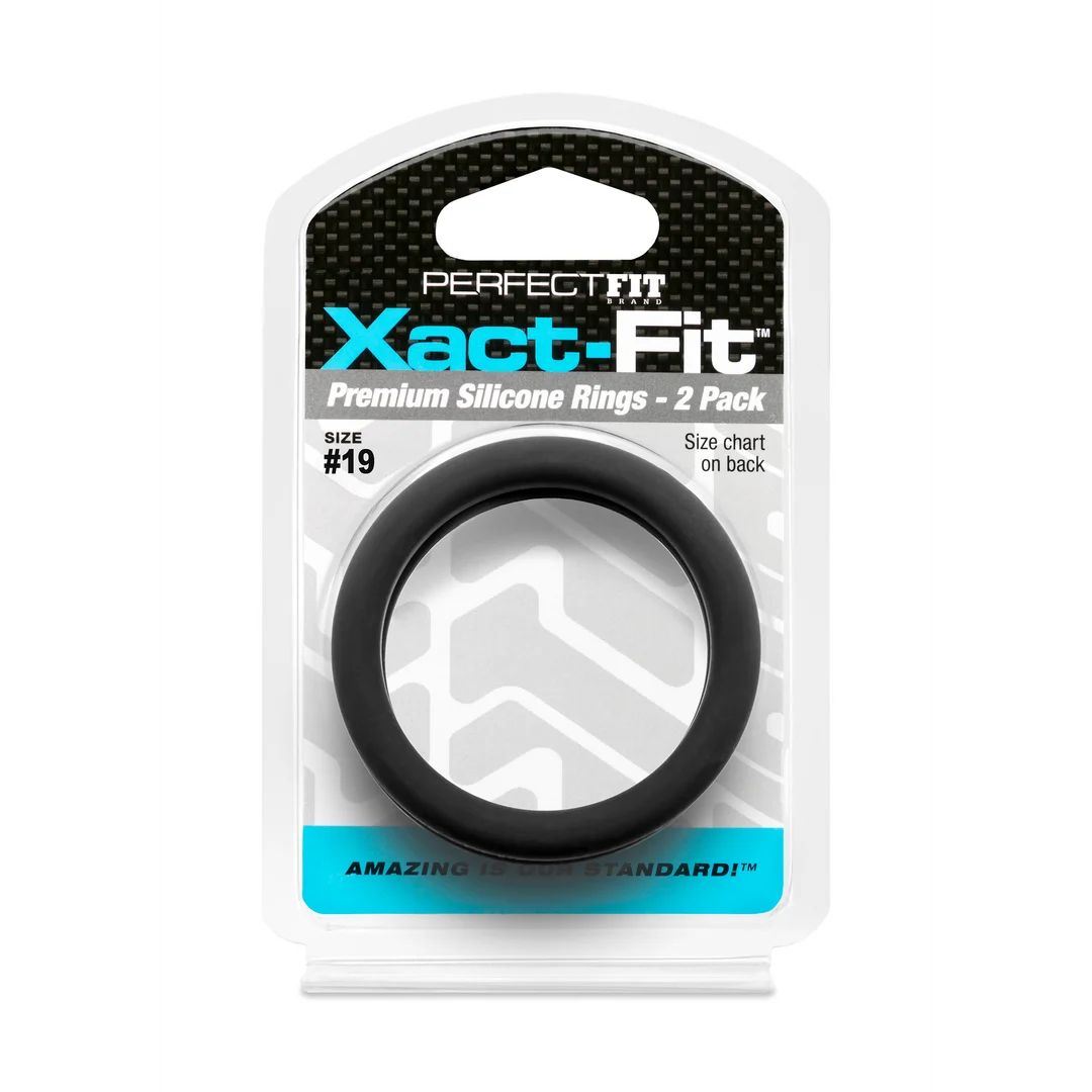 Anillos para el pene PerfectFit Xact Fit talla 19, 2 unidades - Imagen 1