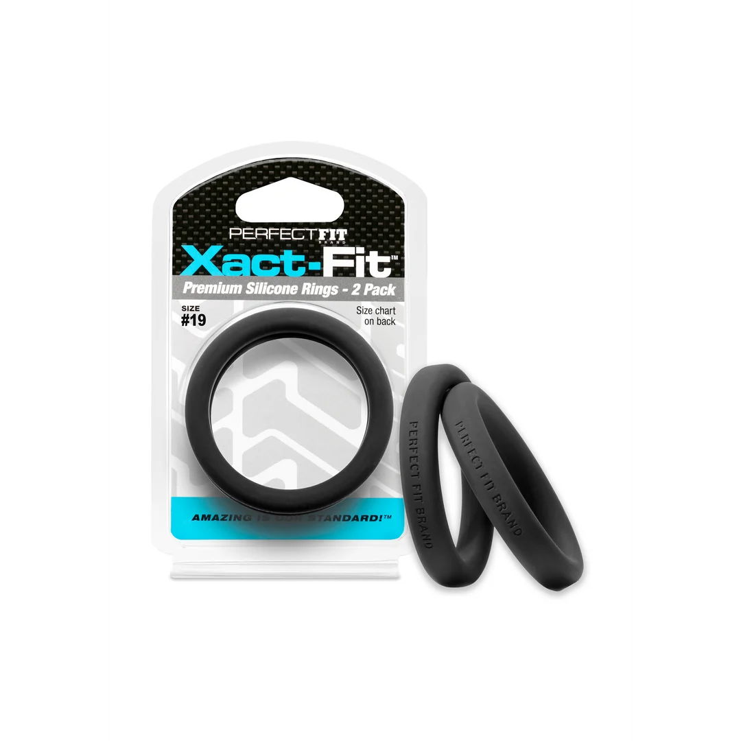 Anillos para el pene PerfectFit Xact Fit talla 19, 2 unidades - Imagen 4