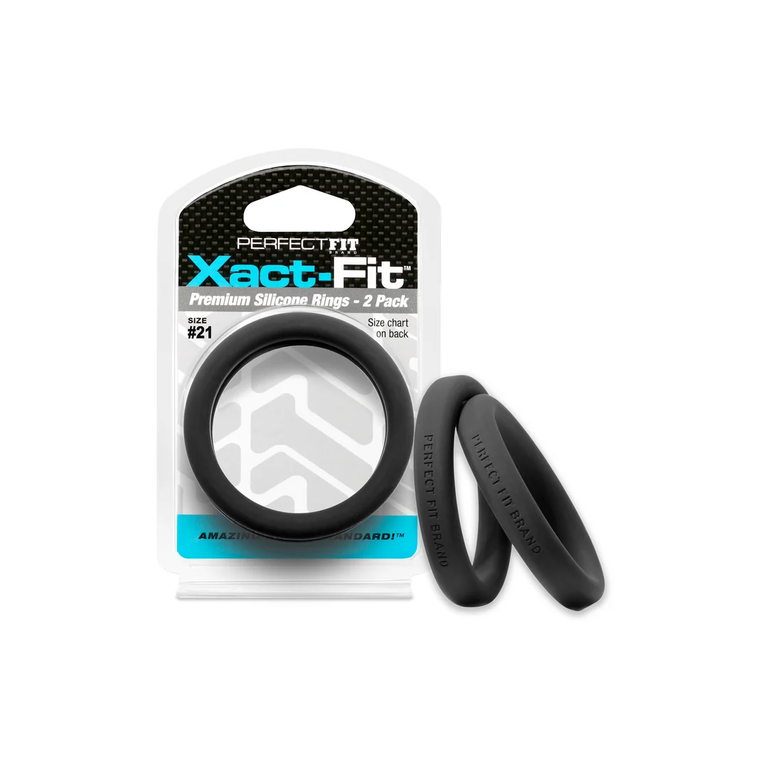 Anillo para el pene PerfectFit Xact Fit #21, pack de 2 - Imagen 4