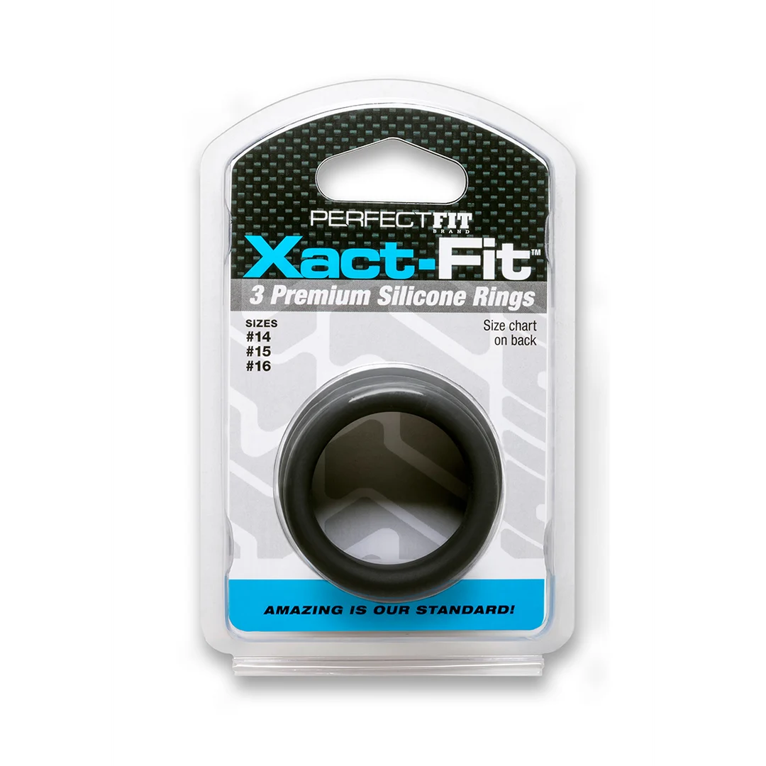 Set de anillos para el pene PerfectFit Xact Fit S/M - Imagen 1