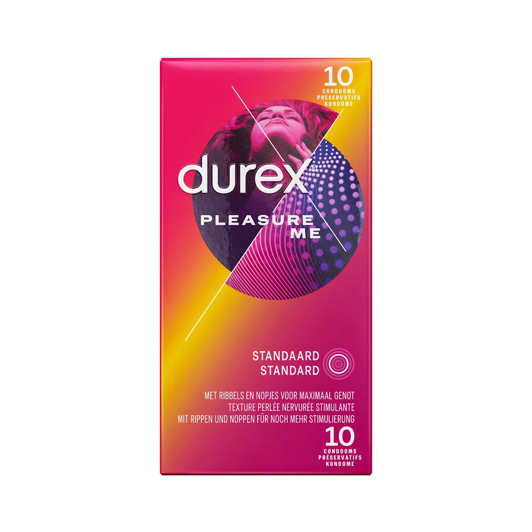 Preservativos Durex Pleasure Me, 10 unidades - Imagen 1