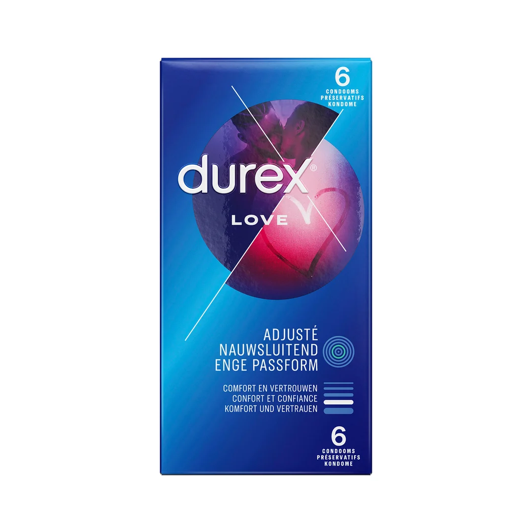 Preservativos transparentes Durex Originals Classic, 6 unidades - Imagen 1