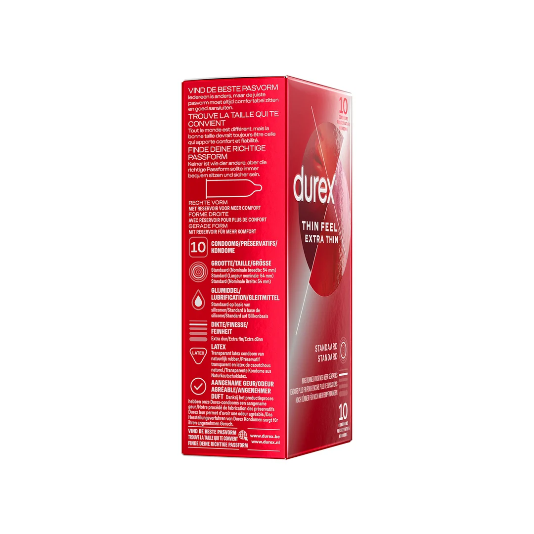 Preservativos Durex Thin Feel Extra Thin, 10 unidades - Imagen 2