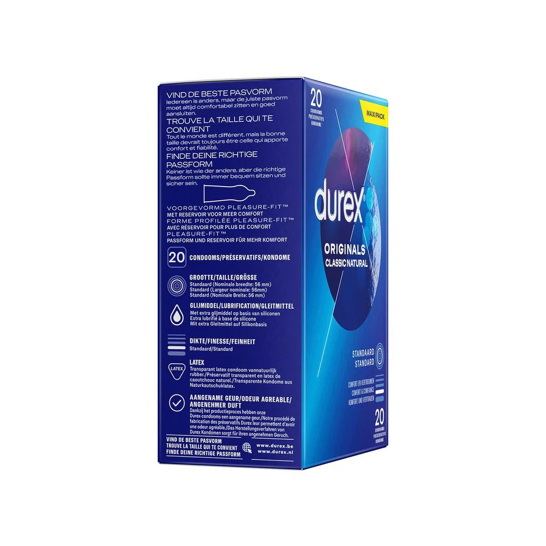 Preservativos Durex Originals Classic Natural - Imagen 2
