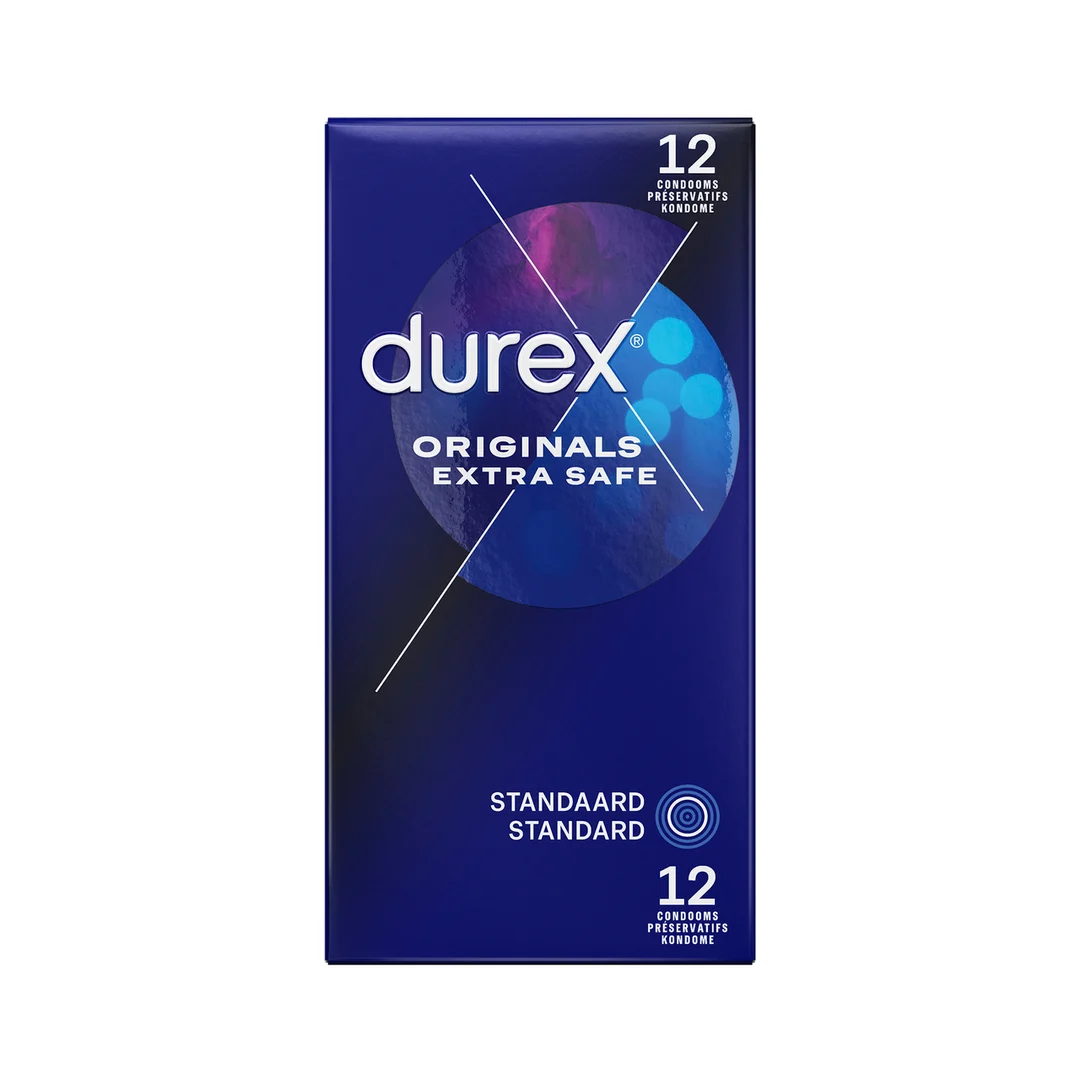 Preservativos Extra Safe – 12 unidades – Durex Orgasm'Intense - Imagen 1