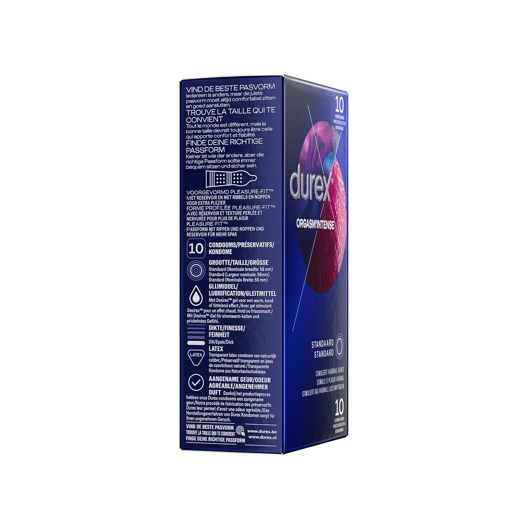 Preservativos Durex Orgasm Intense, 10 unidades - Imagen 2