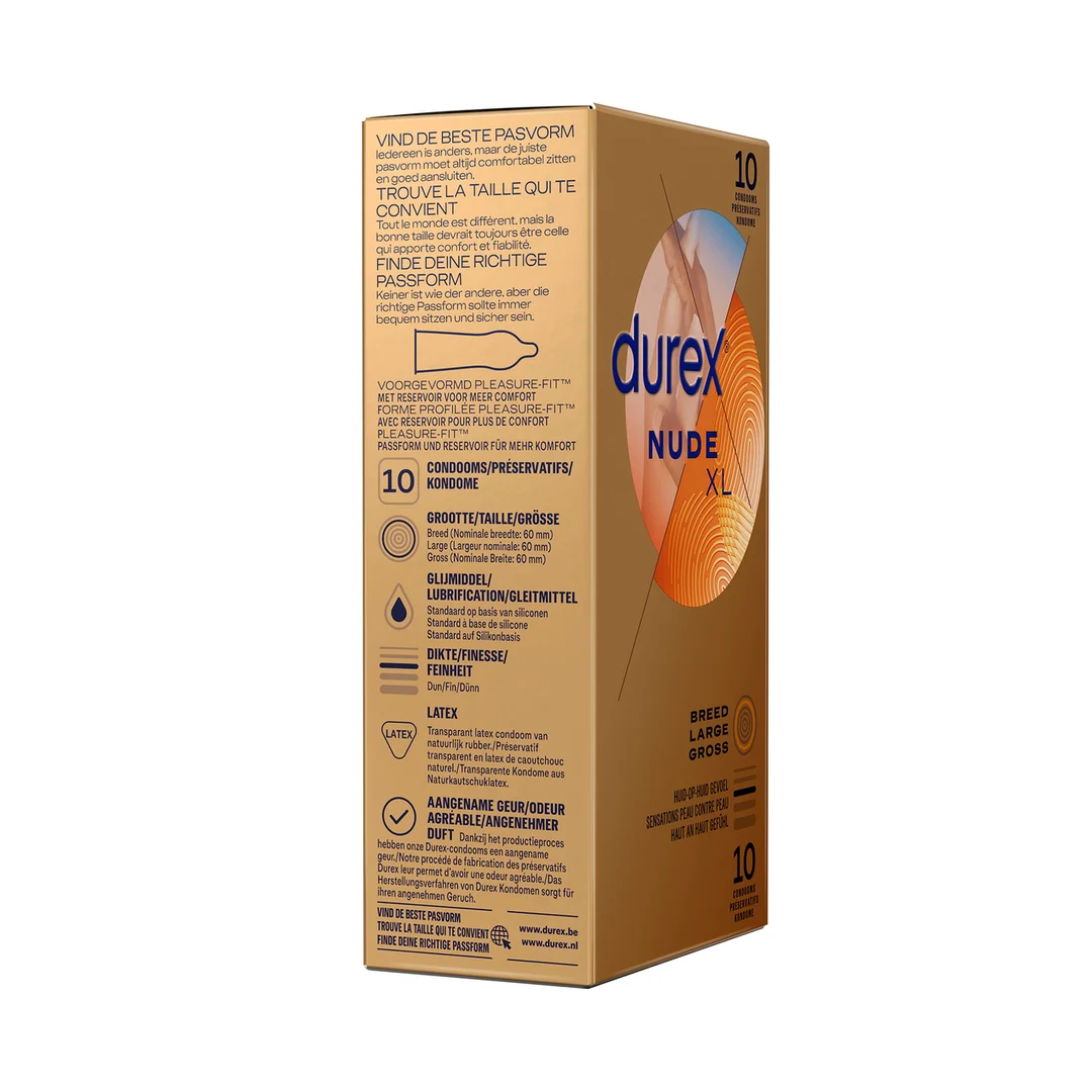 Preservativos Durex Nude XL - Imagen 2