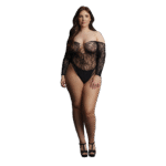 Body de encaje con pedrería para un look sensual y curvy – Le Desir - Imagen 10