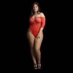 Body de encaje con pedrería y escote Bardot para un look glamuroso y curvilíneo – Presents - Imagen 4