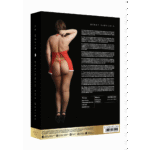 Babydoll sensual con un aire navideño en rojo intenso, elegante y favorecedor para cuerpos con curvas – Le Desir - Imagen 8