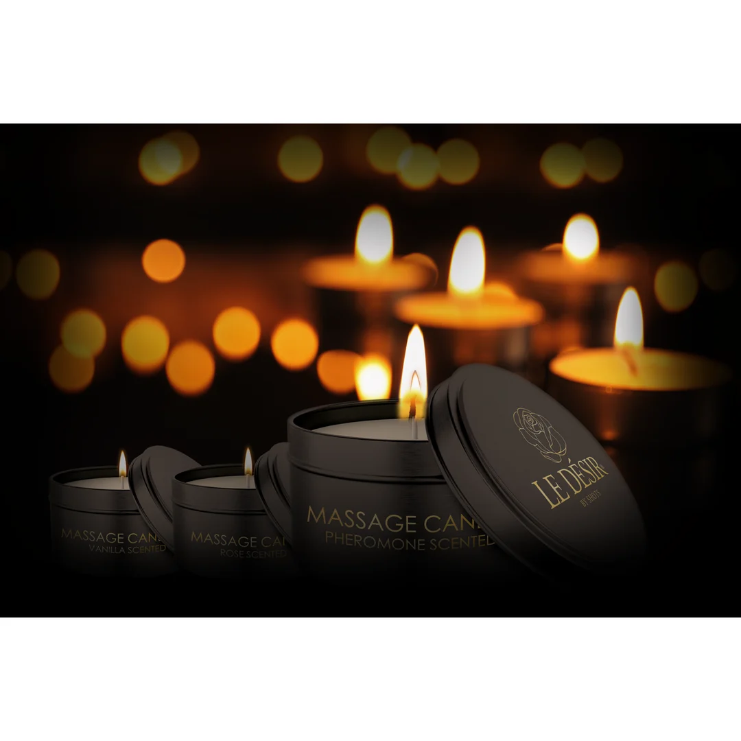 Vela de masaje – Vela de masaje erótica – Aroma a feromonas (femenino) – Le Désir by Shots - Imagen 3