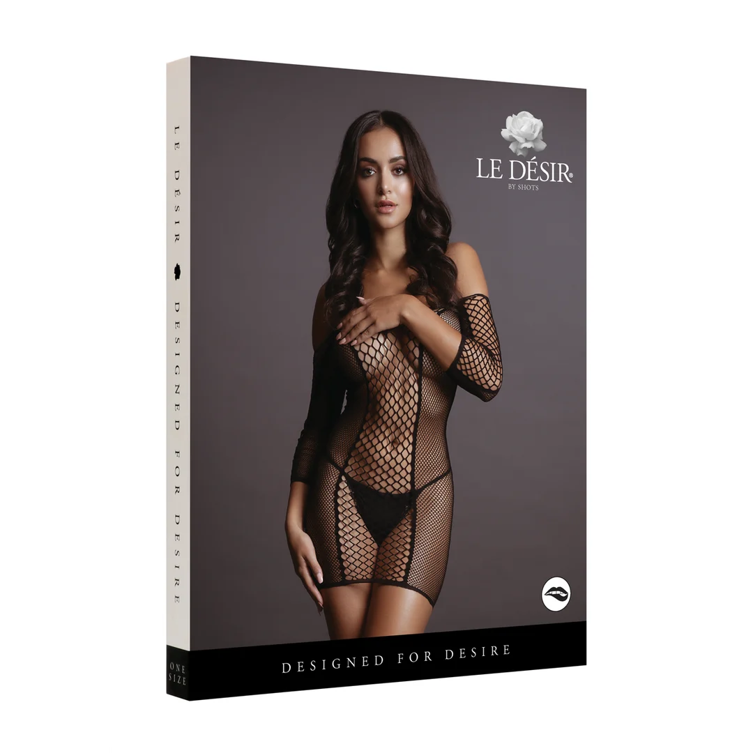 Babydoll de rejilla para realzar las curvas, con un ajuste elegante – Le Desir - Imagen 7