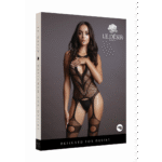 Body de rejilla con ligueros y cuello alto para siluetas con curvas – Le Desir - Imagen 7