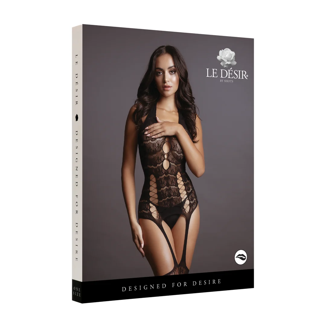Body de encaje con ligueros para realzar tus curvas – Le Desir - Imagen 7