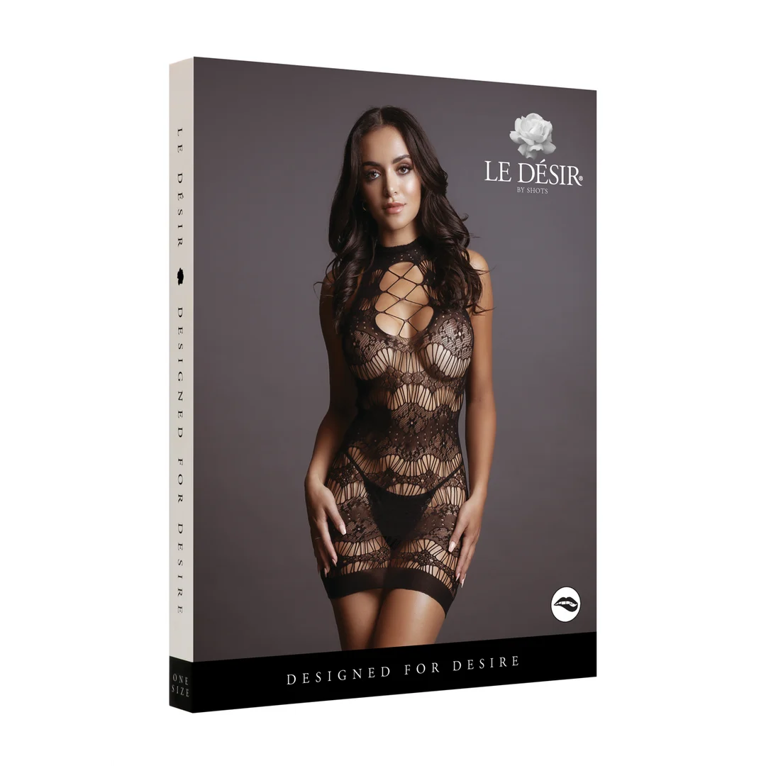 Babydoll con escote cruzado y encaje para un look sexy con curvas — Le Desir - Imagen 7