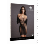 Minivestido de talla grande con rejilla y detalles en contraste para siluetas con curvas – LIN - Imagen 31