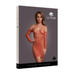 Minivestido de talla grande con rejilla y detalles en contraste para siluetas con curvas – LIN - Imagen 25