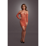 Minivestido de talla grande con rejilla y detalles en contraste para siluetas con curvas – LIN - Imagen 28