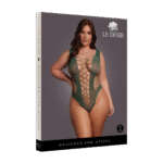 Body para siluetas con curvas y escote en V, con paneles opacos para realzar tus curvas – LIN - Imagen 19