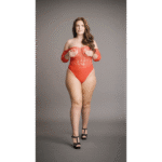 Body teddy sin entrepierna con pedrería y top de encaje para realzar tus curvas – Desirelle - Imagen 6