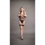 Body para curvas con strass y cuello halter para un look sensual – Desirelle - Imagen 12