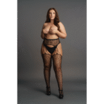 Panty con ligueros y estampado de leopardo para looks sensuales con curvas – LIN - Imagen 4