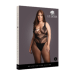 Body de rejilla con líneas de acento para siluetas curvy – OSX