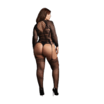 Body de manga larga y cuello corto para siluetas curvy – OSX - Imagen 5