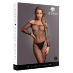Body de rejilla con hombros descubiertos para siluetas con curvas – OSX - Imagen 7
