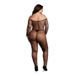 Body de rejilla con hombros descubiertos para siluetas con curvas – OSX - Imagen 3