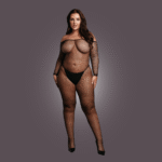 Body de rejilla con hombros descubiertos para siluetas con curvas – OSX - Imagen 4