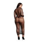 Vestido de rejilla con cuello alto para un look sensual que realza tus curvas – OSX - Imagen 3