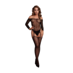 Body de una pieza brillante con escote bardot para un look sensual y con curvas – LIN - Imagen 12