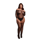 Body de una pieza brillante con escote bardot para un look sensual y con curvas – LIN - Imagen 4