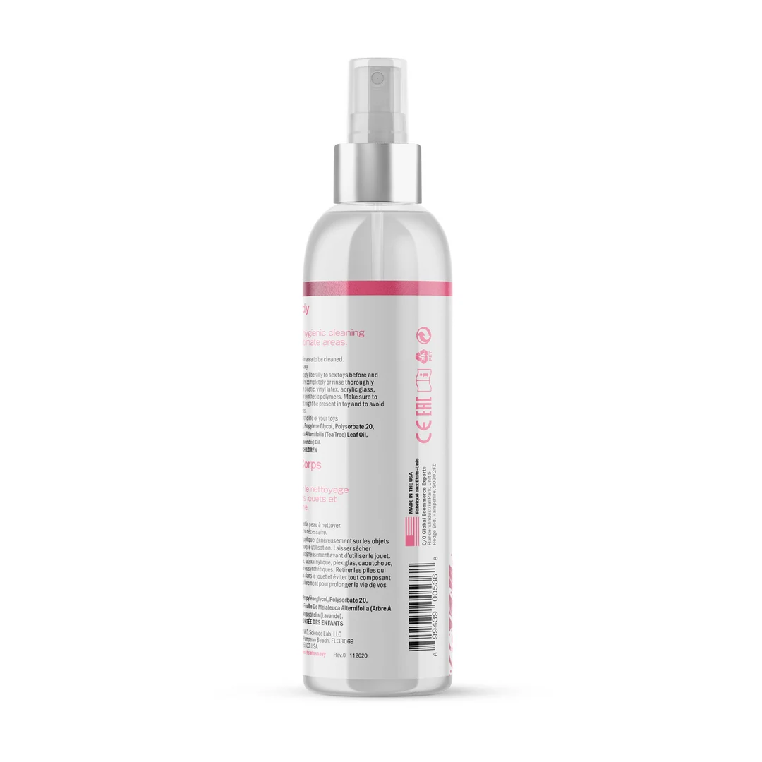 Limpiador para juguetes y cuerpo: limpiador íntimo para juguetes sexuales y piel, sin género, 118 ml / 4 fl oz - Imagen 2