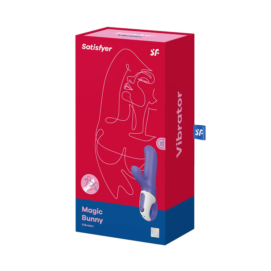 Vibrador rabbit Satisfyer para la estimulación simultánea del punto G y el clítoris, Satisfyer morado - Imagen 2