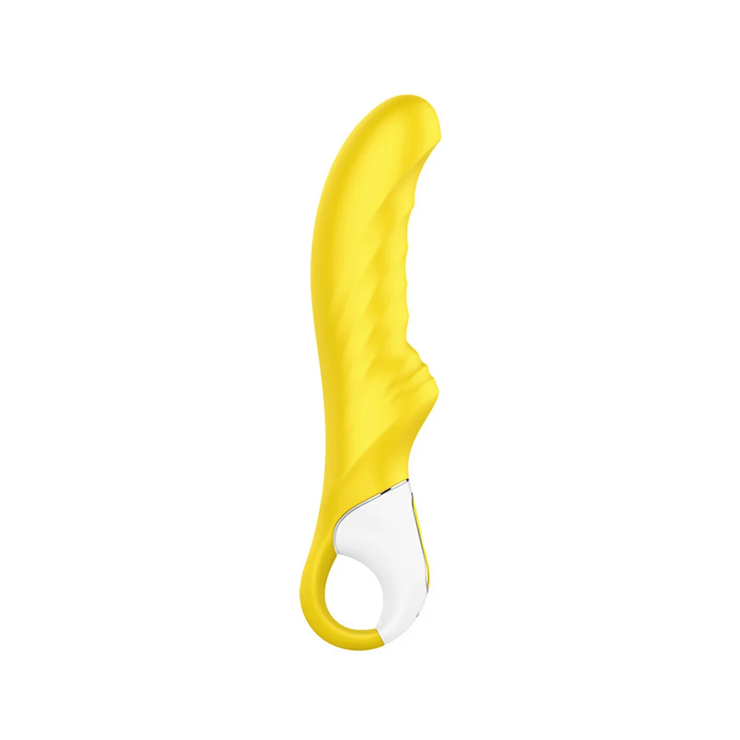Satisfyer vibrador de clítoris con diseño curvado – Yummy Sunshine - Imagen 3