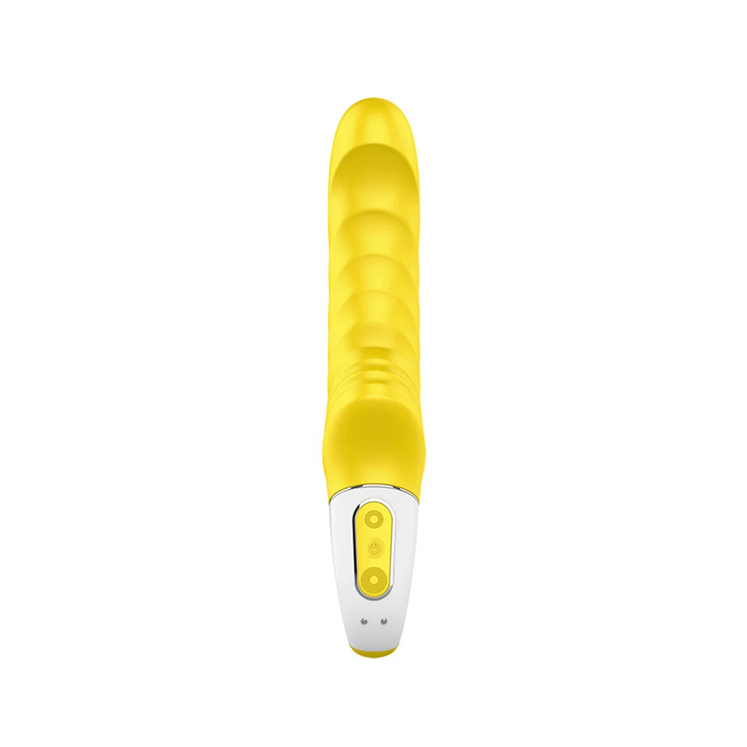 Satisfyer vibrador de clítoris con diseño curvado – Yummy Sunshine - Imagen 4