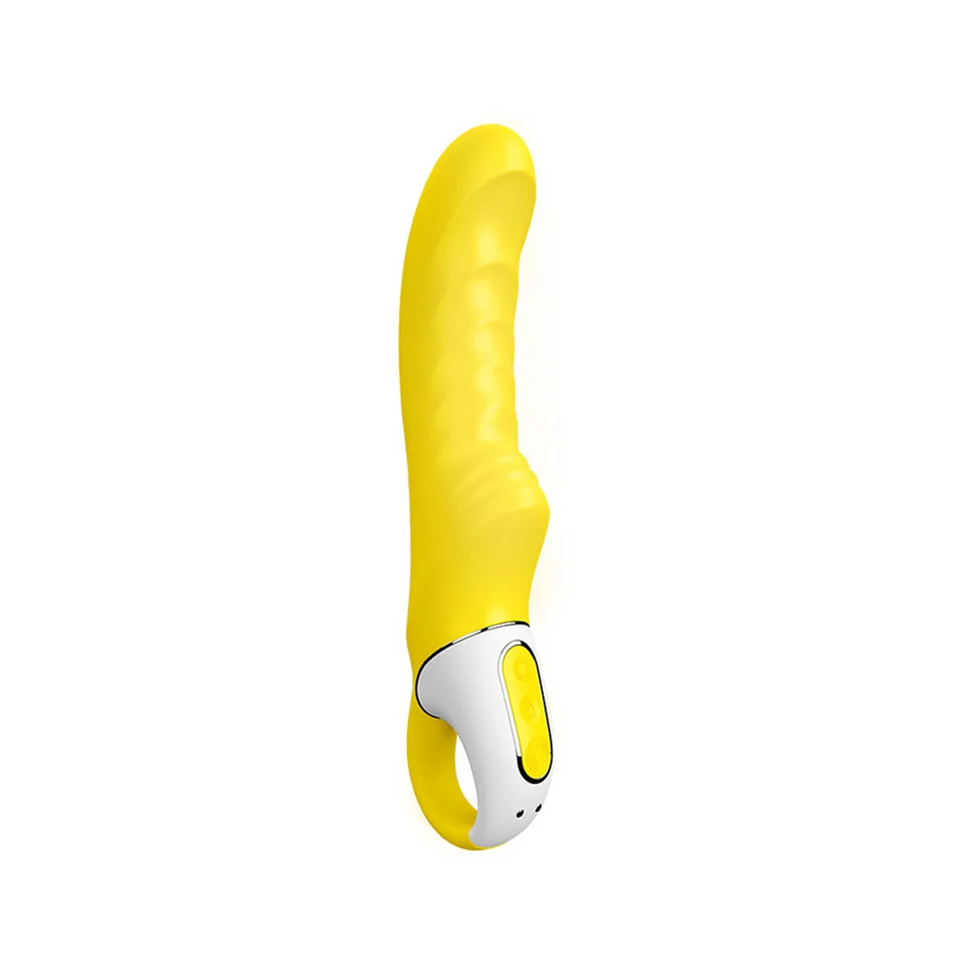 Satisfyer vibrador de clítoris con diseño curvado – Yummy Sunshine - Imagen 6