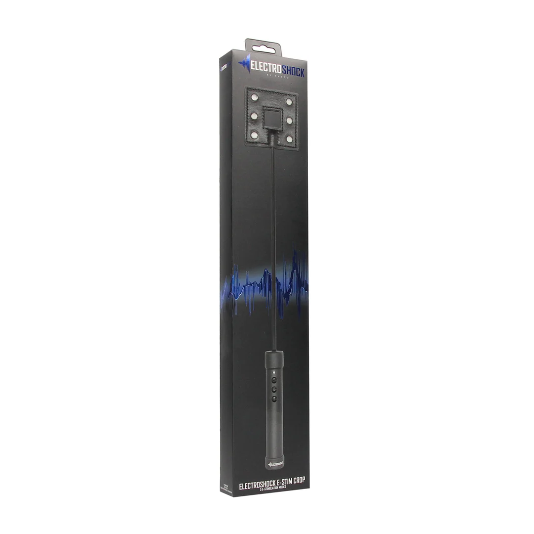 Látigo BDSM con agarre firme, látigo de electroestimulación negro - Imagen 1