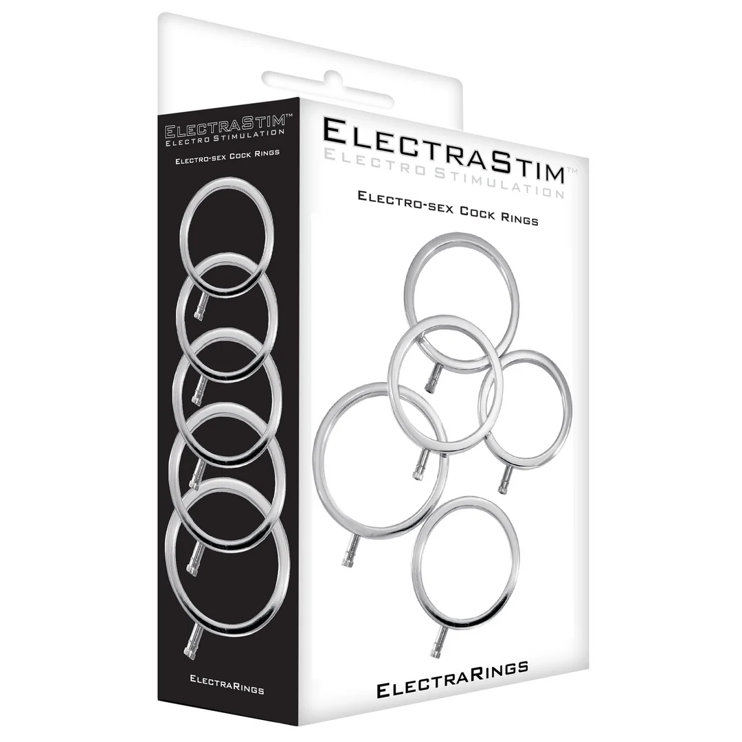 Set de anillos para el pene de metal macizo - Imagen 1