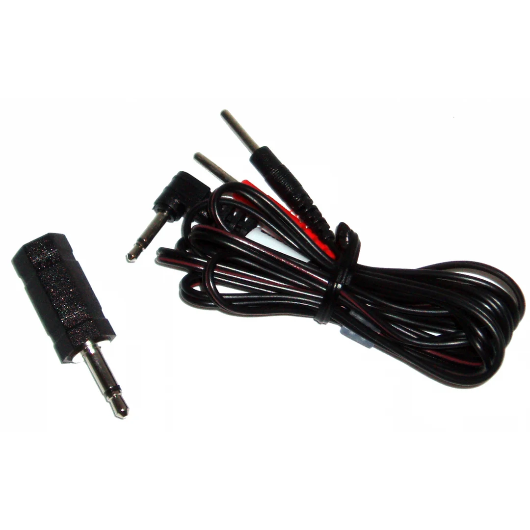 Kit de cable adaptador jack ElectraStim de 3,5 mm y 2,5 mm - Imagen 2