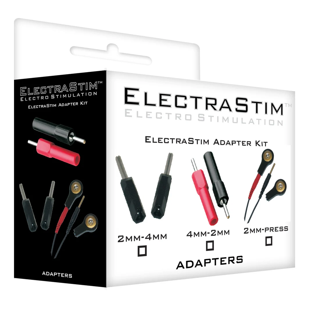Kit convertidor de clavija ElectraStim de 2 mm a 4 mm - Imagen 1