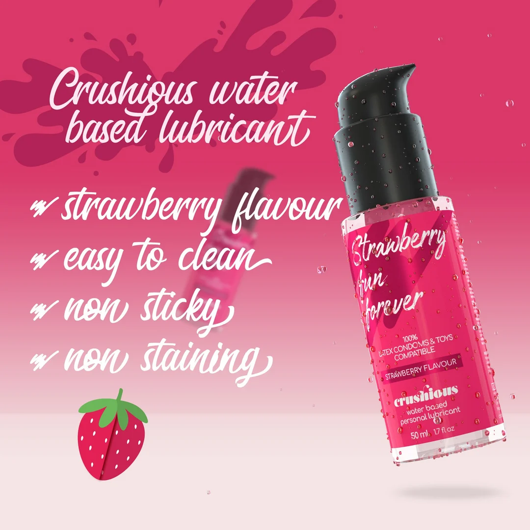 Lubricante Crushious con sabor a fresa - Imagen 2