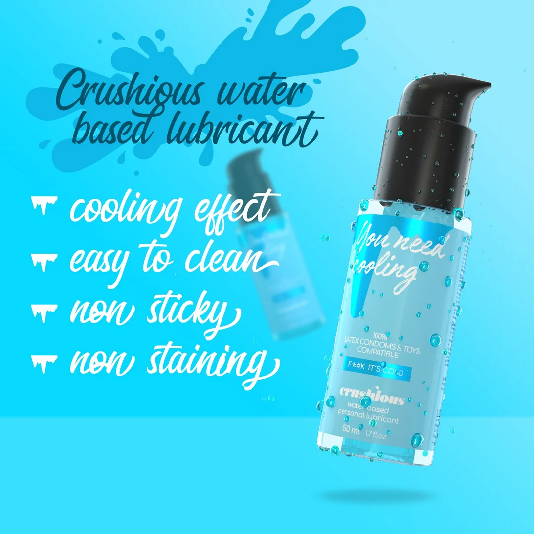 Crushious, lubricante refrescante de base acuosa, 50 ml - Imagen 2