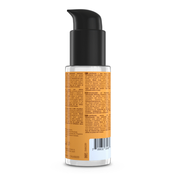 Lubricante de efecto cálido de base acuosa Crushious