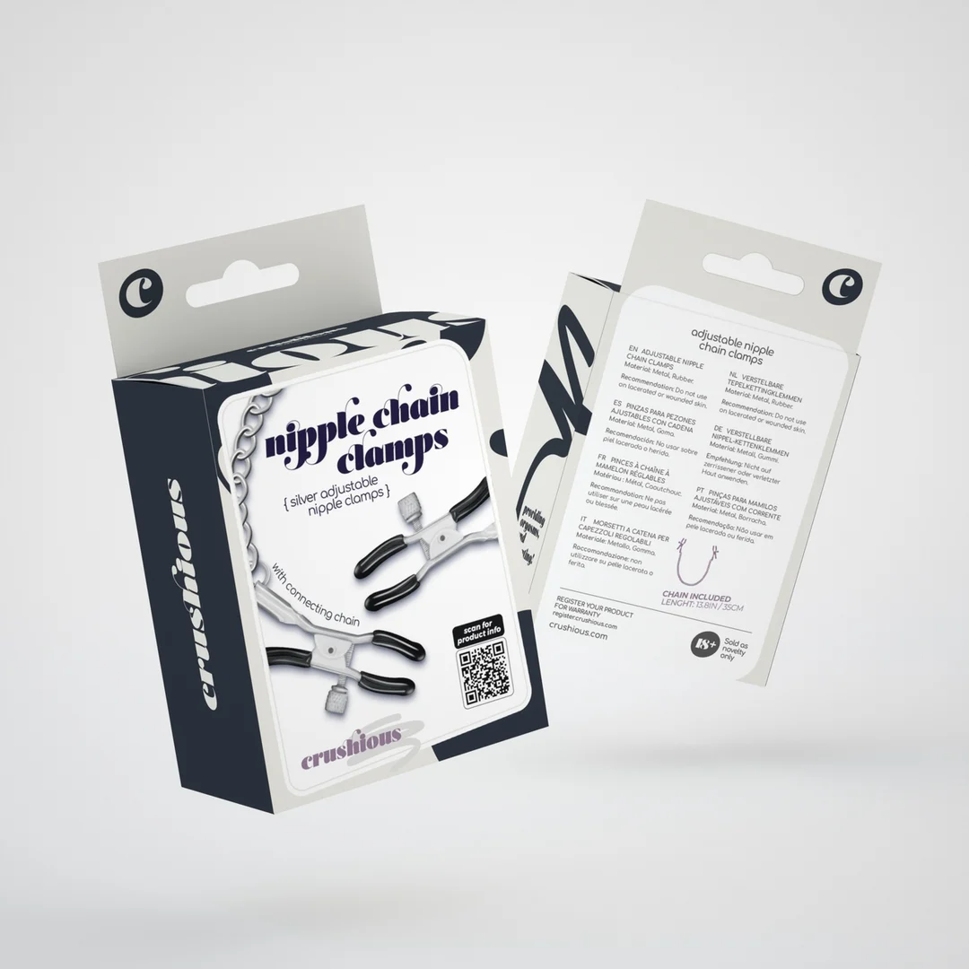 Cadena para pezones Crushious con pinzas - Imagen 1